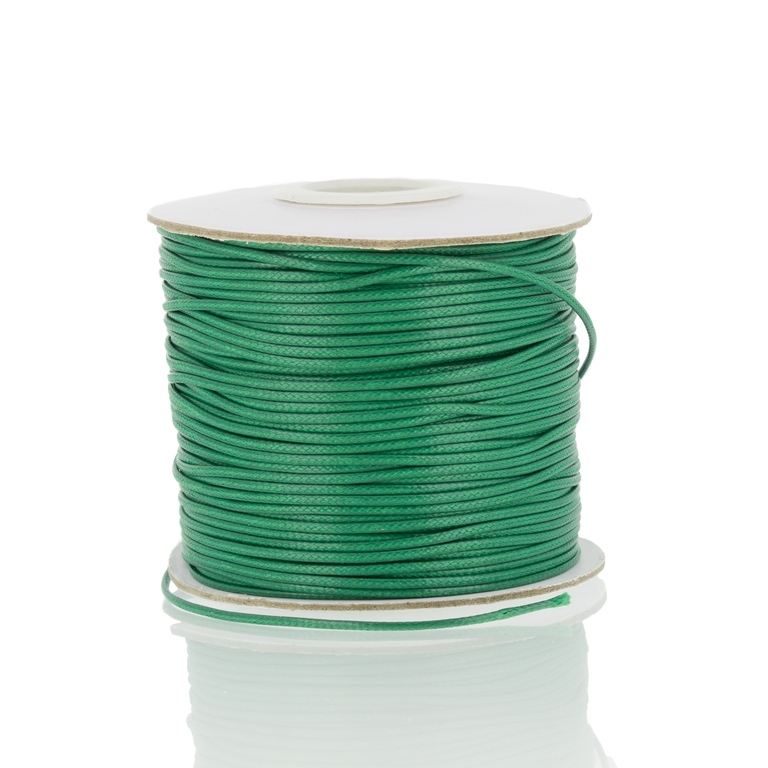 POLYESTER THREAD - 1.0mm GREEN GRASSY 120 - 75meters