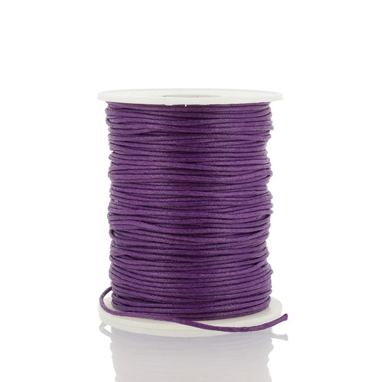 COTTON THREAD 1.5mm - PURPLE (DARK) 193 - PACKAGE 3x70meters