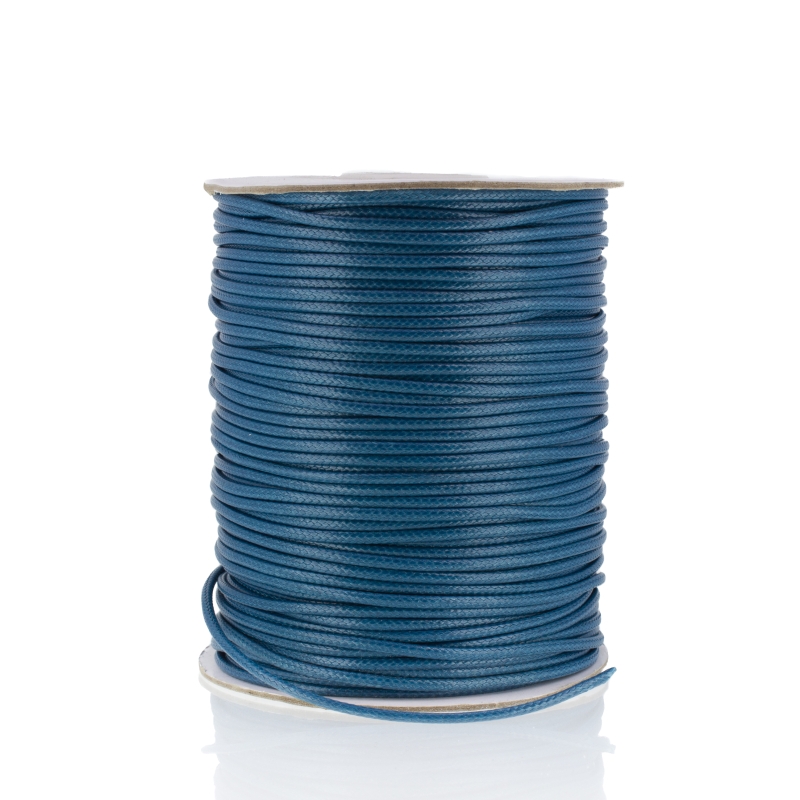 POLYESTER THREAD - 2.0mm BLUE PETROLEUM 136 - 75meters