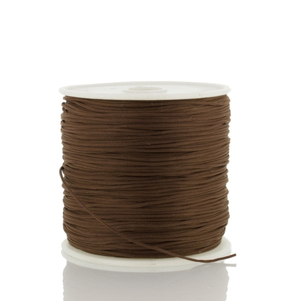 POLYESTER THREAD GSM 1.0mm - BROWN (DARK) 16 - 100yards(91m)