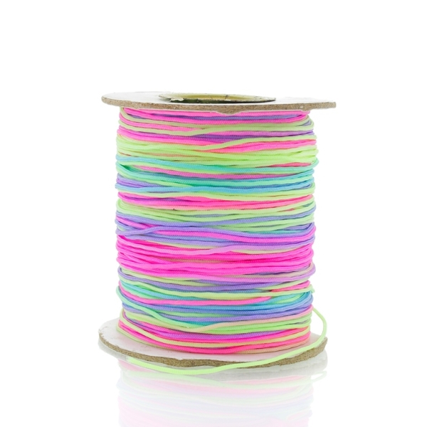 POLYESTER THREAD GSM KOREA 0.9mm - RAINBOW 161 - 80meters