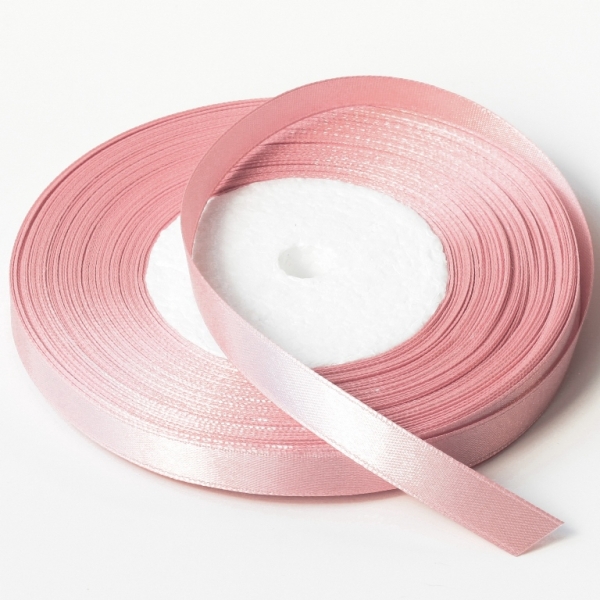 SATIN RIBBON 1.0cm - ROSE DUST (LIGHT) 041 - PACKAGE 10х50yards(45m)