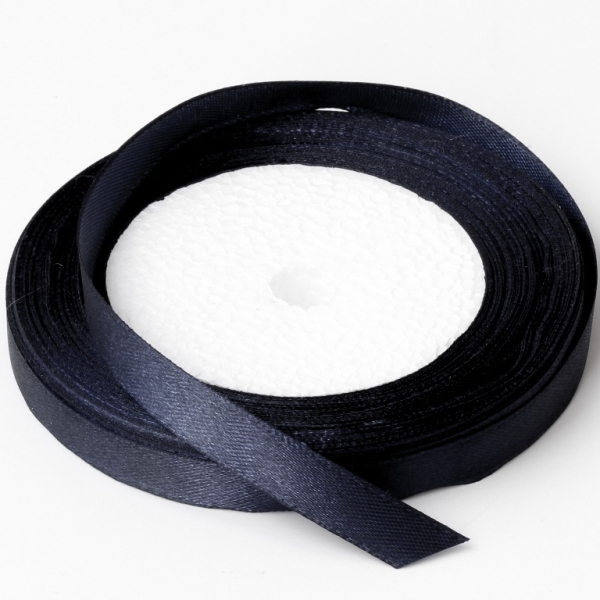 SATIN RIBBON 1.0cm - BLUE (DARK) 092 - 25yards(22m)