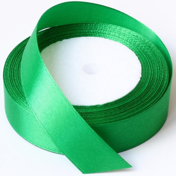 SATIN RIBBON 2.0cm - GREEN 111 - PACKAGE 10x25yards(22m)