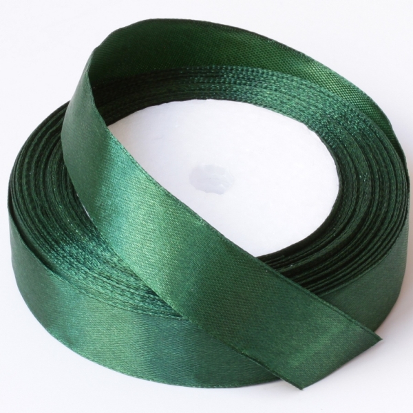 SATIN RIBBON 2.0cm - GREEN (DARK) 049 - PACKAGE 10x25yards(22m)