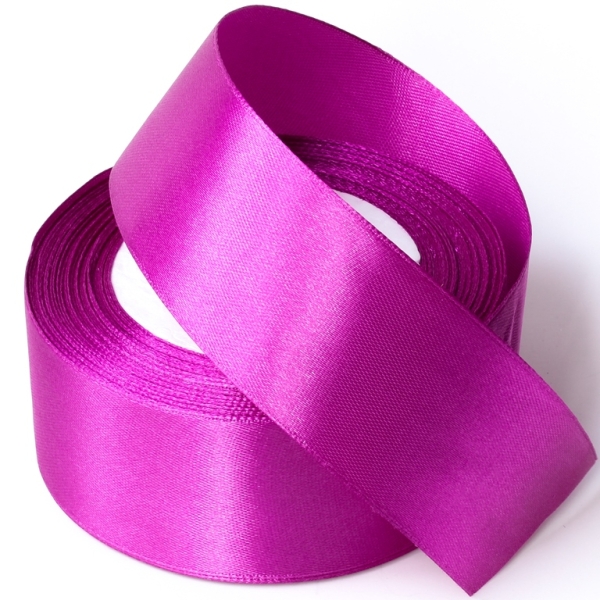 SATIN RIBBON 4.0cm - VIOLET (DARK) 034 - PACKAGE 5x25yards(22m)