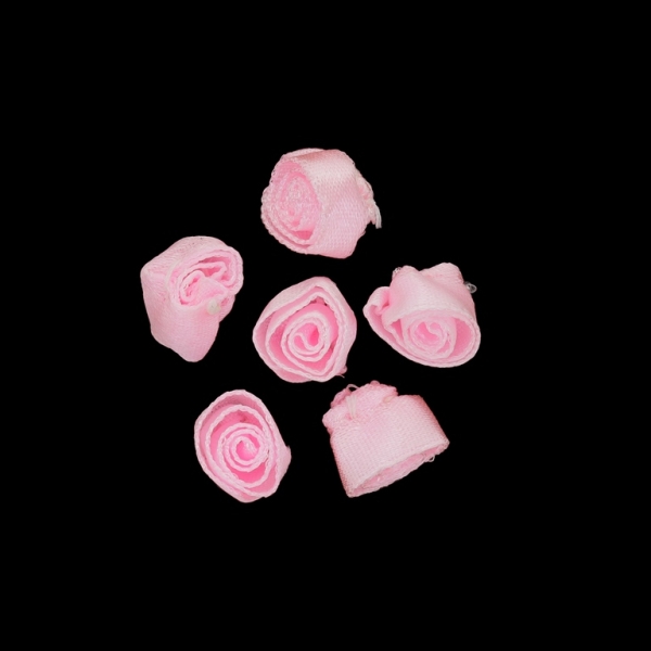 TEXTILE BEADS - SATIN - ROSE 02 - 14mm PINK 004 - PACKAGE 500pcs.