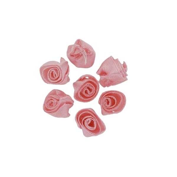 TEXTILE BEADS - SATIN - ROSE 02 - 14mm ROSE DUST (LIGHT) 121 - 50 pcs.