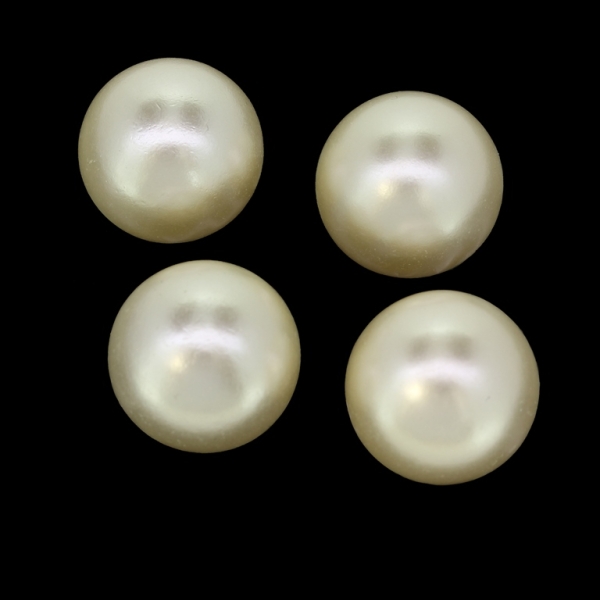 ADHESIVE BEADS - PLASTIC PEARLS - BALL 20mm GOLD (LIGHT) 34 - 20g (4 pcs.)