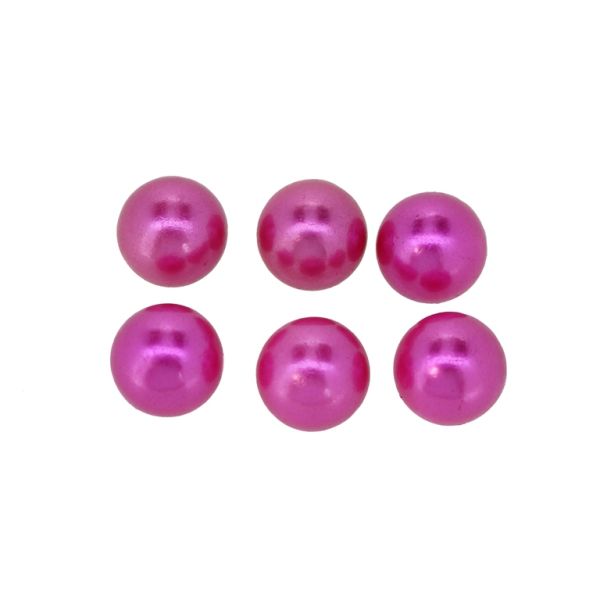 ADHESIVE BEADS - PLASTIC PEARLS - BALL 12mm CYCLAMEN 32 - PACKAGE 250g (280pcs.)