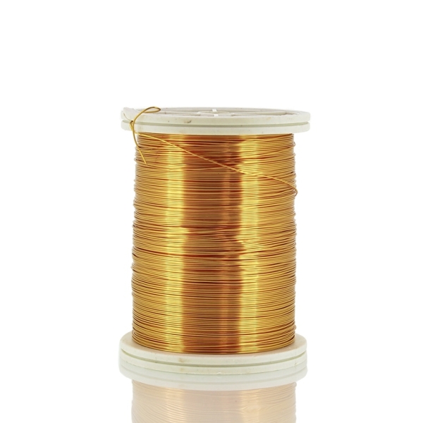 METAL ELEMENTS - COPPER WIRE - 0.3mm GOLD 04 - 1pc. (47m)