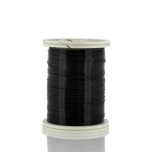 METAL ELEMENTS - COPPER WIRE - 0.3mm BLACK 15 - 1pc. (47m)