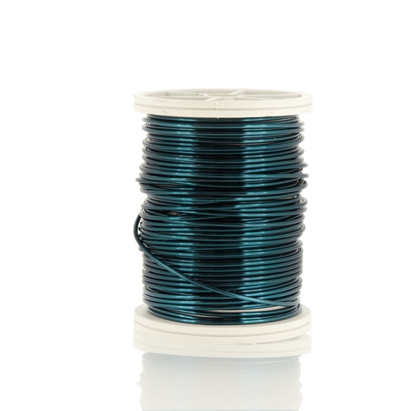 METAL ELEMENTS - COPPER WIRE - 1.0mm BLUE (DARK) 37 - 1pc. (6.5m)