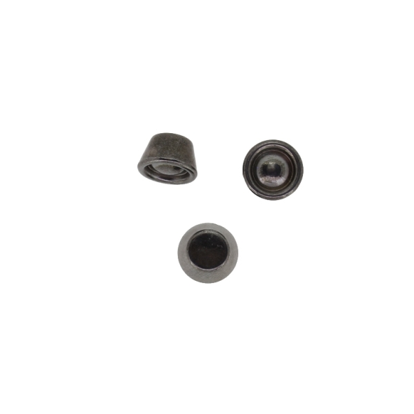 ADHESIVE BEADS - METALLIZED CCB - HALF CONE - 8x4.5mm OXIDIZED - 20g (100pcs.)