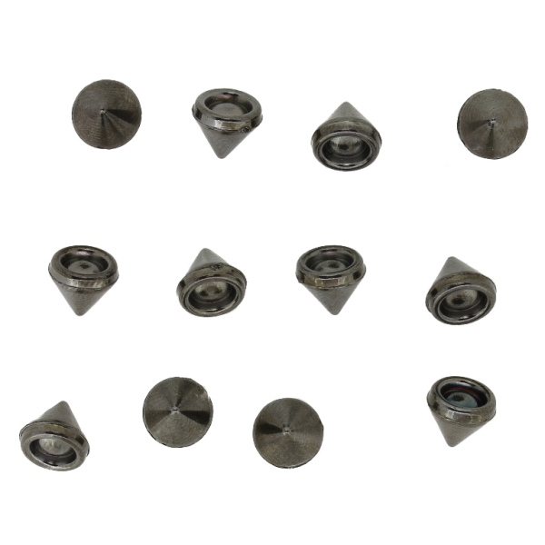 ADHESIVE BEADS - METALLIZED CCB - CONE - 7x6mm OXIDIZED - 20g (150pcs.)