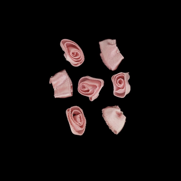 TEXTILE BEADS - SATIN - ROSE 02 - 14mm ROSE DUST - PACKAGE 500pcs.