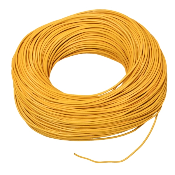 LEATHER NATURAL - ROUND - 2.0mm YELLOW - 100yards(91m)