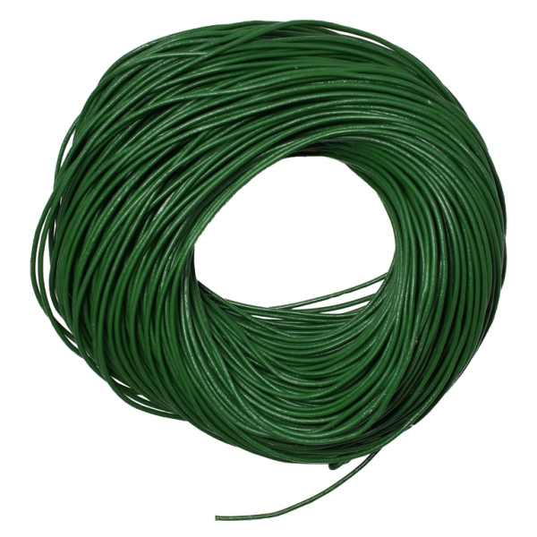 LEATHER NATURAL - ROUND - 2.0mm GREEN - 100yards(91m)