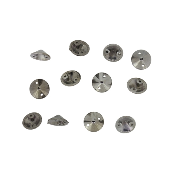 FOR SEWING - METALLIZED CCB - CONE 02 - 10x4mm OXIDIZED (LIGHT) - 250g (2000pcs.) Hole-1.0mm