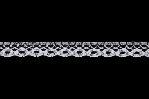 LACE - POLYESTER - MODEL 03 - 10mm WHITE - 500yards(457m)