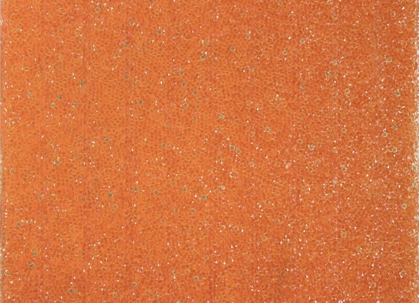 ADHESIVE BEADS - HOTFIX RESIN - RHINESTONE SHEETS - 23x40.5cm ORANGE - 1pc.