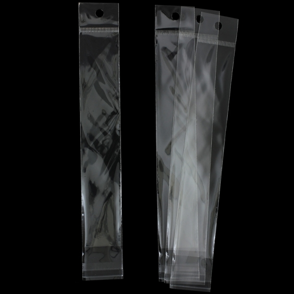 PACKAGING - CELLOPHANE BAG WITH TRANSPARENT POST - 3.5x18+3cm - 200pcs.