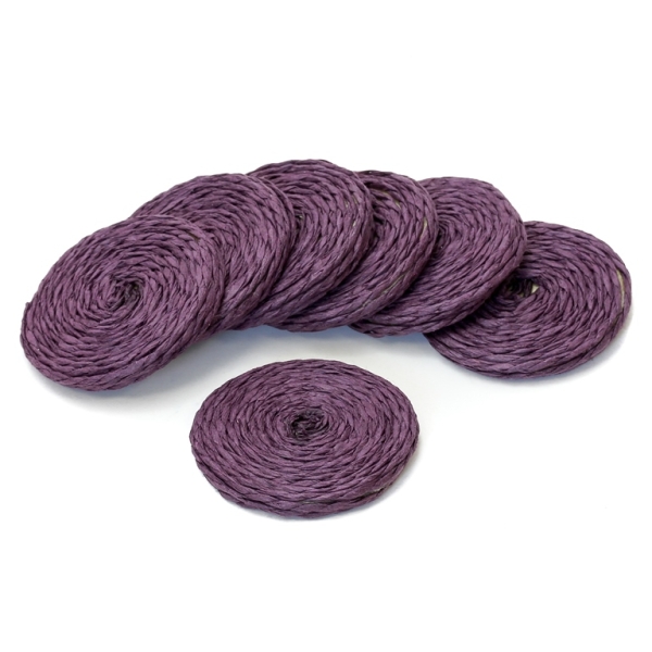 FIGURES FROM THREAD - CIRCLE 02 - 43x5mm - PURPLE (LIGHT) - 30pcs.