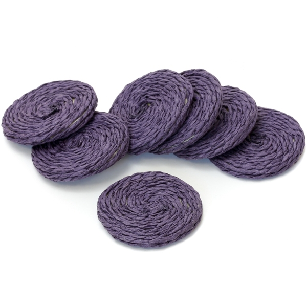 FIGURES FROM THREAD - CIRCLE 02 - 43x5mm - PURPLE - 30pcs.