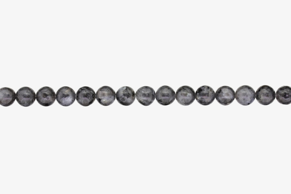 NATURAL STONE BEADS - LABRADORITE - 8mm - STRING (48pcs.) Hole-1.6mm