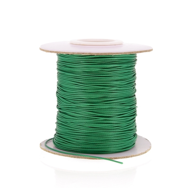 POLYESTER THREAD - 0.5mm GREEN GRASSY 120 - PACKAGE 2x75meters