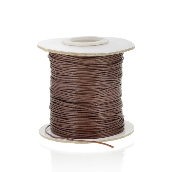 POLYESTER THREAD - 0.5mm BROWN (DARK) 112 - PACKAGE 2x75meters