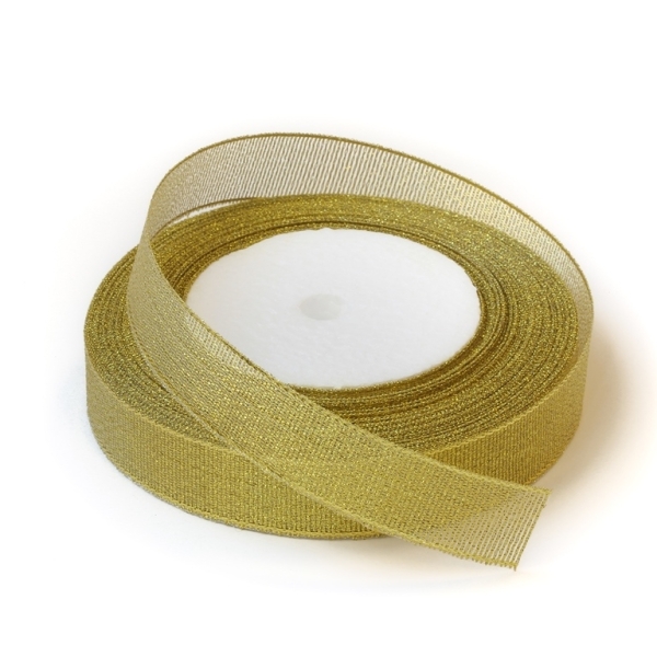 SATIN LAME 2.0cm - GOLD - 25yards(22m)