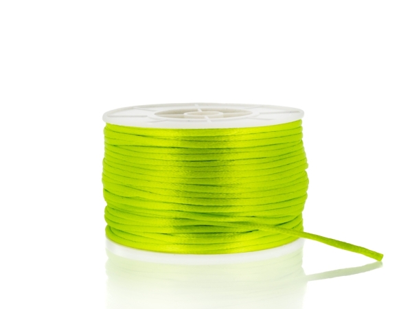 SATIN THREAD 2.0mm - GREEN (LIGHT) 50 - 50meters