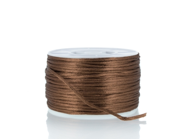 SATIN THREAD 2.0mm - BROWN 15 - 50meters