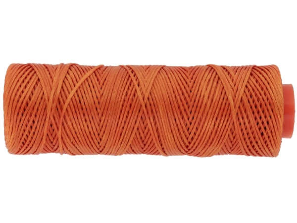 WAXED STRING - 1.0mm ORANGE - 100meters