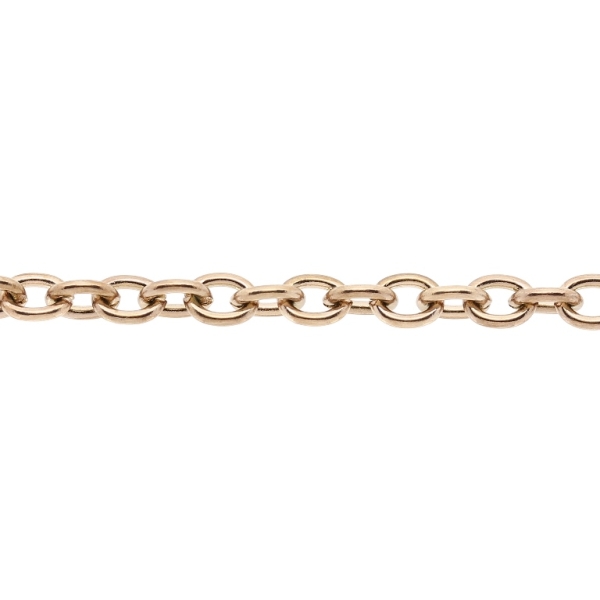 METAL CHAIN - STEEL 316 - CABLE - 4x3x0.8mm ROSE GOLD - 1meter