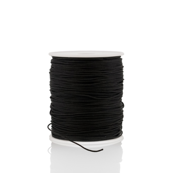 POLYESTER THREAD GSM 0.5mm - BLACK 04 - PACKAGE 3x100yards(91m)