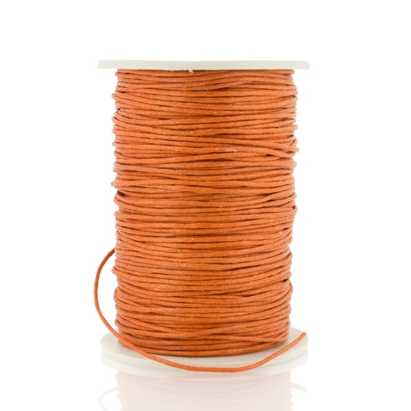 COTTON THREAD 1.5mm - ORANGE 161 - PACKAGE 3x100yards(91m)