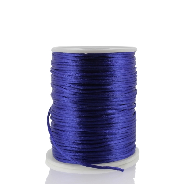 SATIN THREAD 1.0mm - BLUE 07 - 100yards(91m)