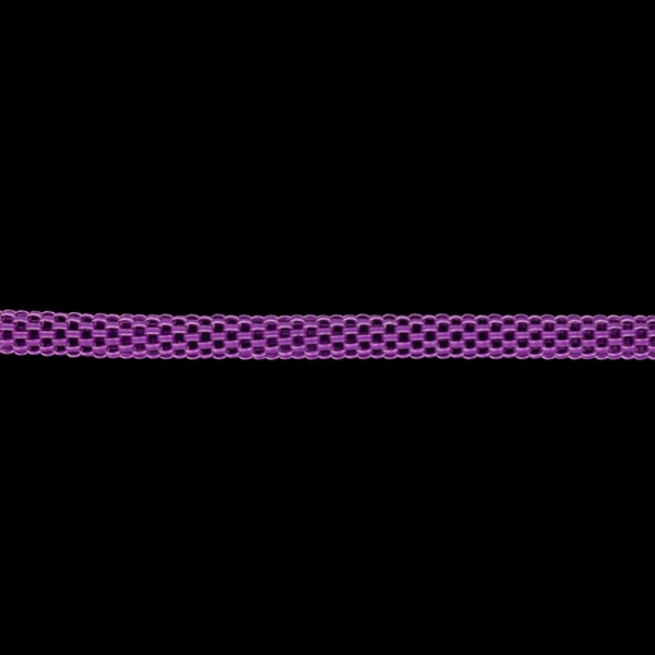 METAL CHAIN - COLORFUL - ROUND MESH - 3.2mm PURPLE - ROLL 25meters