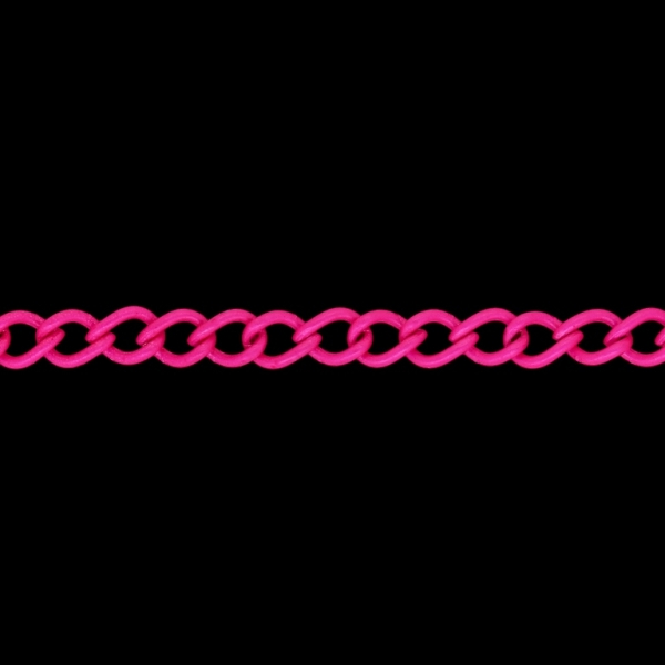 METAL CHAIN - COLORFUL - TAIL EXTENSION EXTENSION - 1.0x6.5x3.5mm CYCLAMEN ELECTRICAL - 1meter