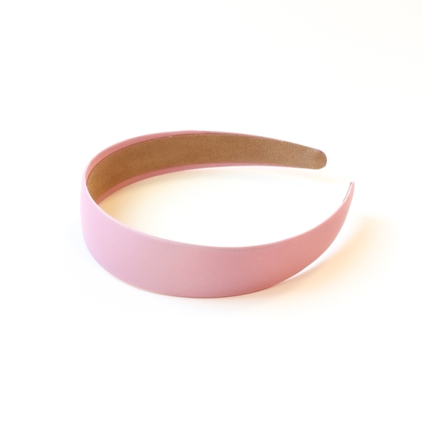 ELEMENTS - HEADBAND - PLASTIC AND SATIN - 130x140x29mm PINK 152 - 1pc.