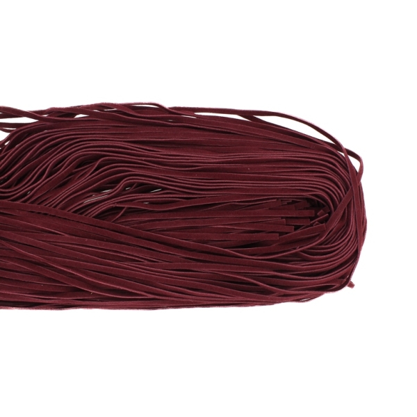 SUEDE FAUX CORD - 3mm - BORDEAUX (DARK) 09 - PACKAGE 100х1meter