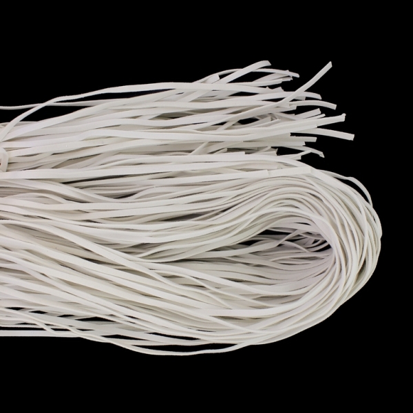 SUEDE FAUX CORD - 3mm - WHITE 02 - PACKAGE 100х1meter