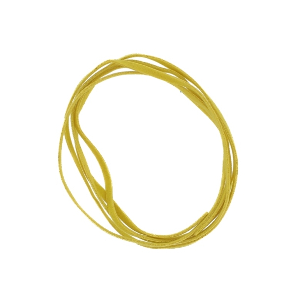 SUEDE FAUX CORD - 3mm - YELLOW 05 - 10х1meter