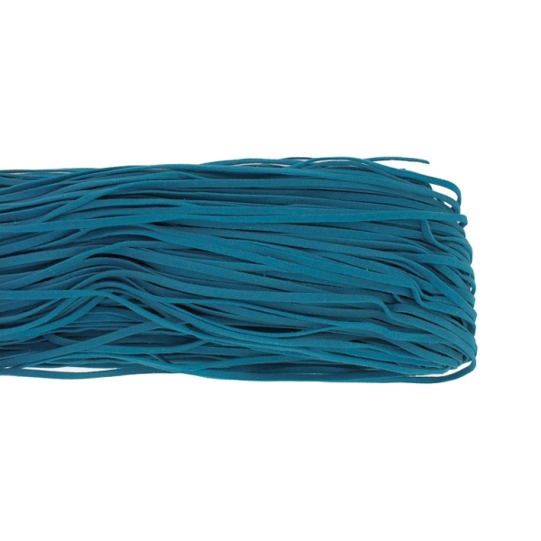 SUEDE FAUX CORD - 3mm - BLUE PETROLEUM 16 - PACKAGE 100х1meter