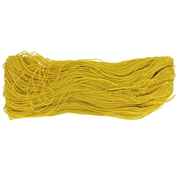 TEXTILE ELASTIC - 1mm - YELLOW 04 - PACKAGE 10x22meters