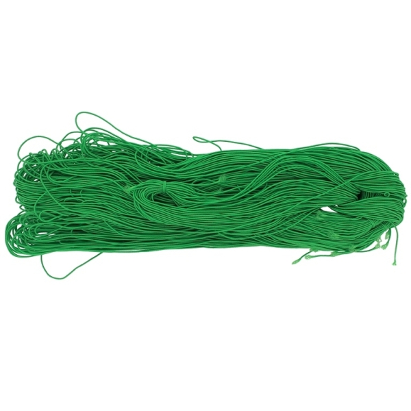 TEXTILE ELASTIC - 1mm - GREEN 21 - PACKAGE 10x15meters