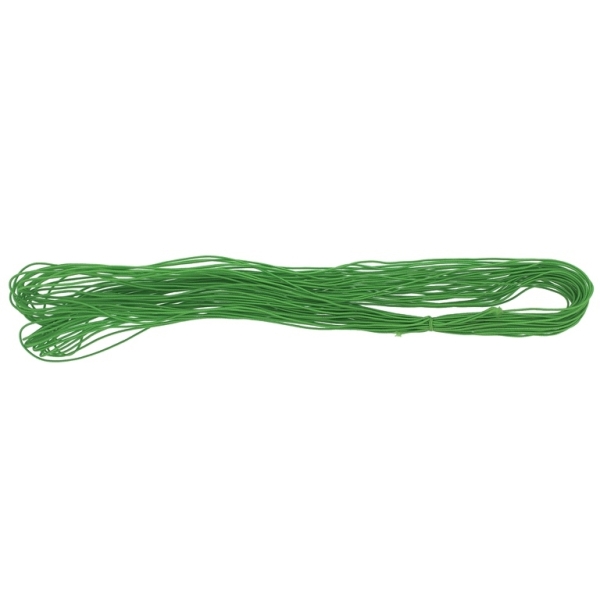 TEXTILE ELASTIC - 1mm - GREEN (LIGHT) 20 - 15meters