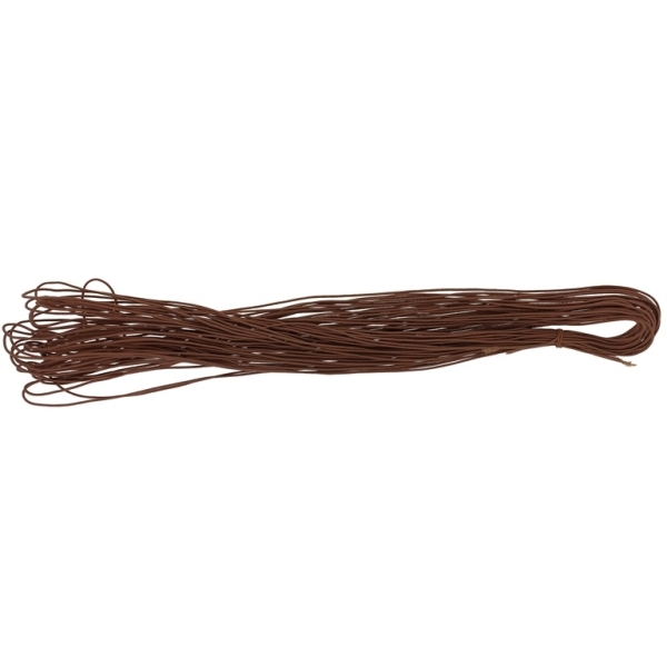 TEXTILE ELASTIC - 1mm - BROWN 23 - 22meters